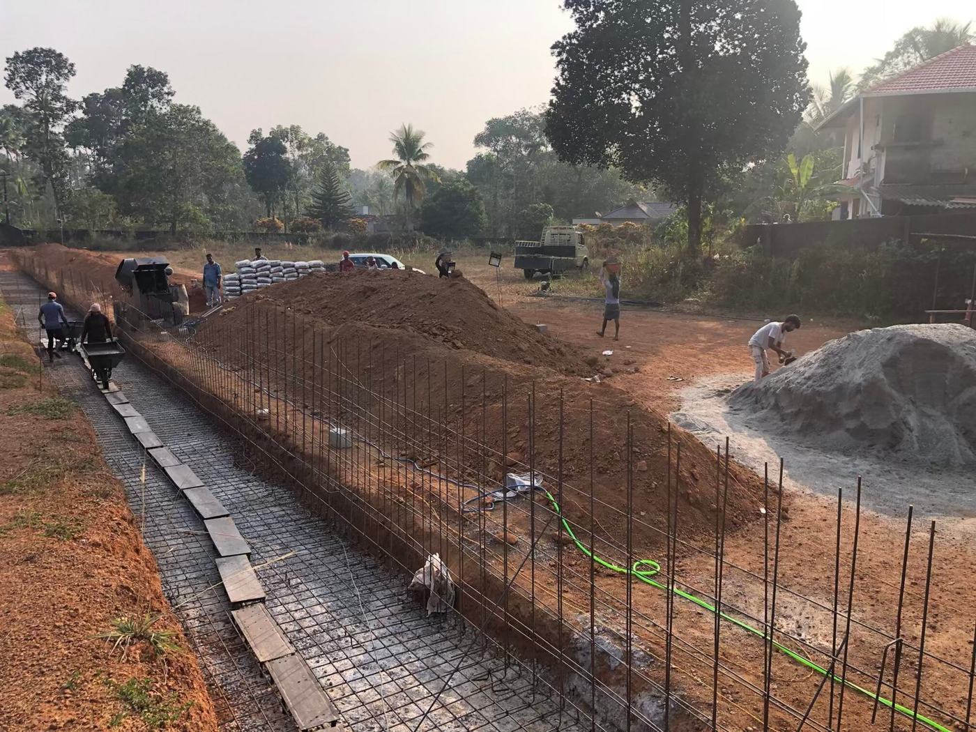 Retaining wall reinforcement