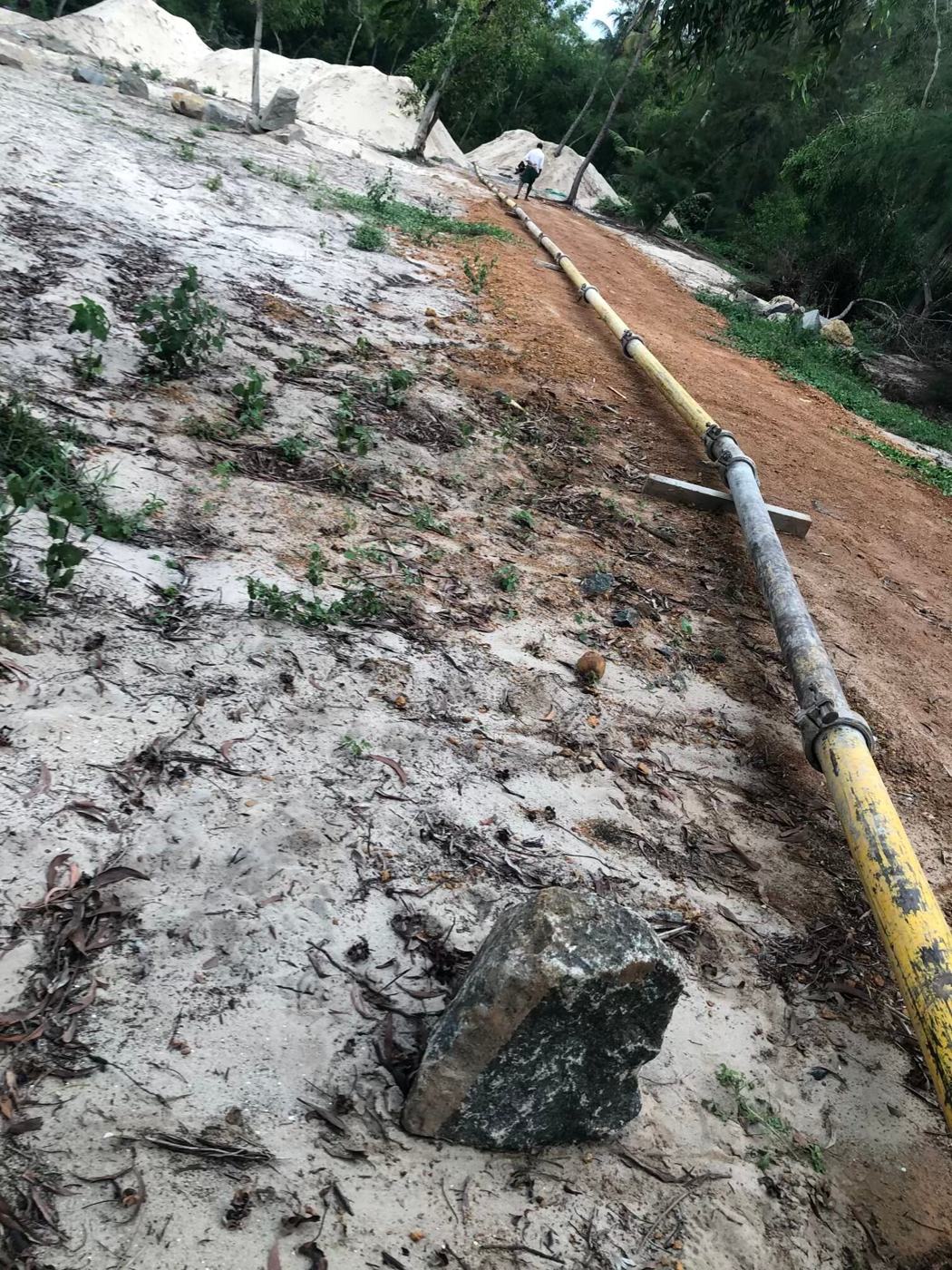 Concrete pump line